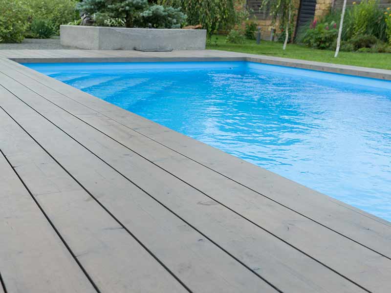 Lexan Construction Swimming Pool Decking